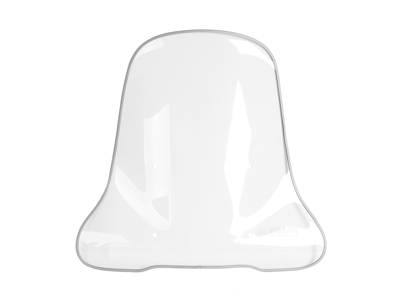 Windshield large with bracket, clear, top for Beverly HPE Original Piaggio
