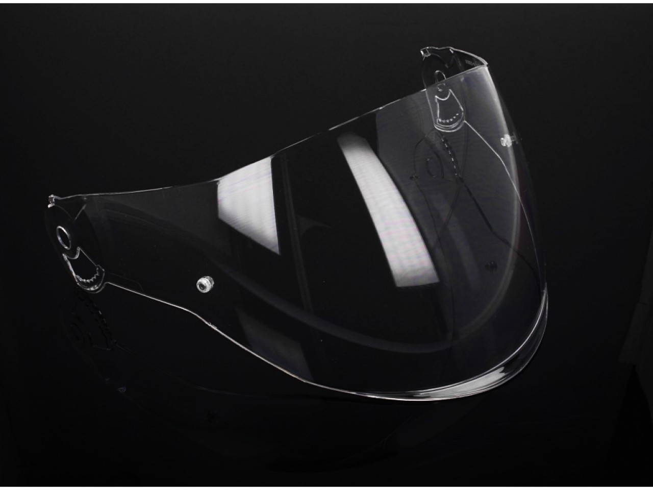 Helmo Milano visor, FuoriRotta, clear, scratch resistant, long