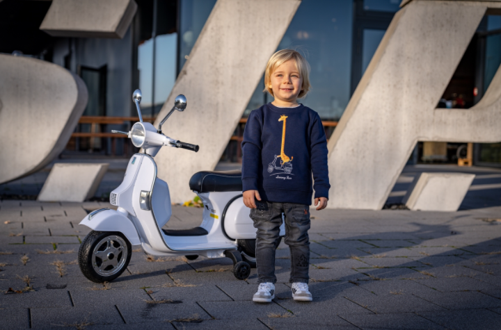Kids sweatshirt "Looong Run", blue