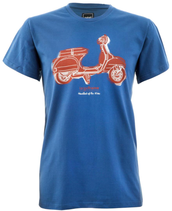 T-shirt "PX - Heartbeat of the 80's", men blue