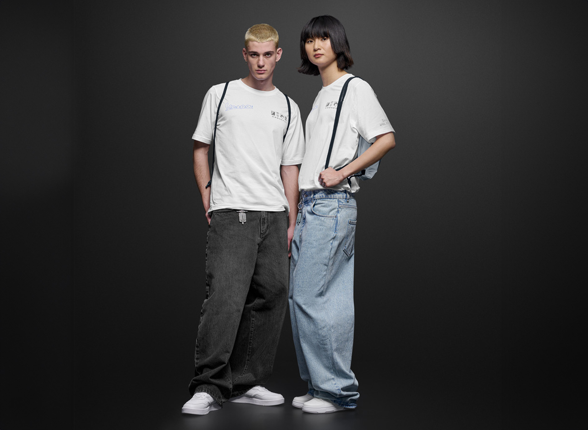 Vespa T-shirt Holy white DEC collection
