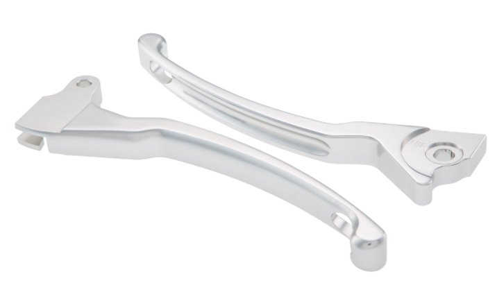 Sport lever set brake left/right for Vespa LX/LXV/S/Primavera/Sprint 50-150cc, silver