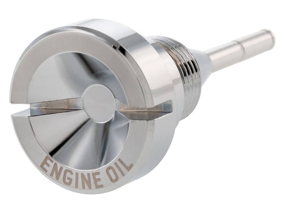 Oil filler plug engine oil for Vespa, chrome
