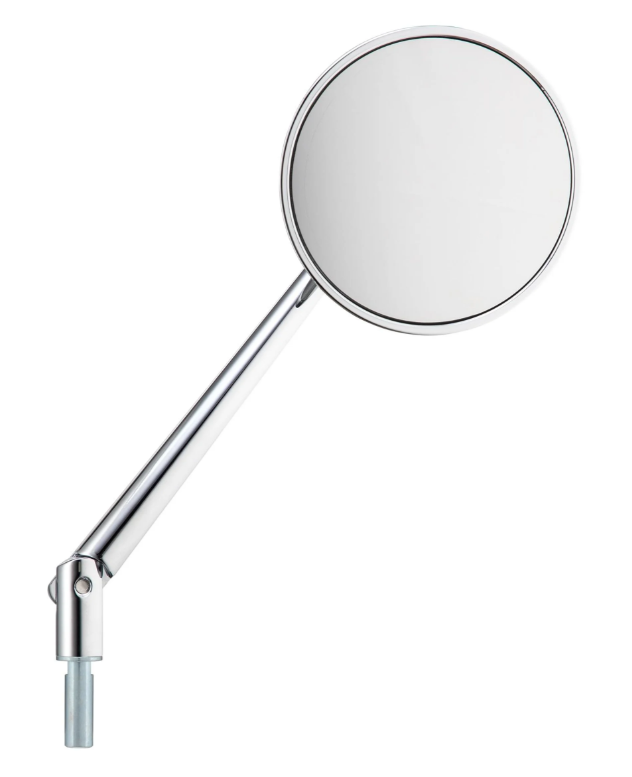 Standard mirror for Vespa, right-hand thread, chrome