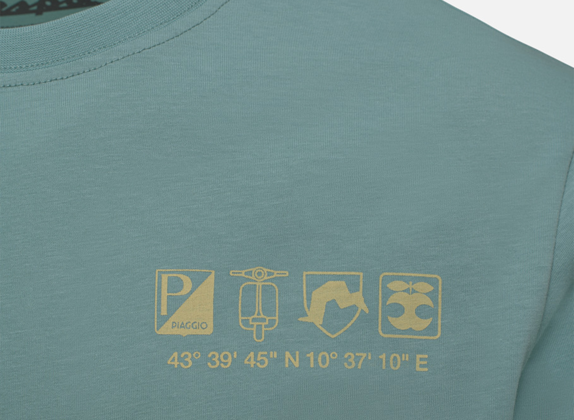 Vespa T-shirt Origin green DEC collection