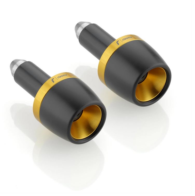 Handlebar end weights RIZOMA left & right for Vespa, gold anodized