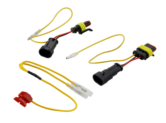 Turn signal kit front left/right for Vespa Primavera/Sprint 50cc 2T/4T, tinted