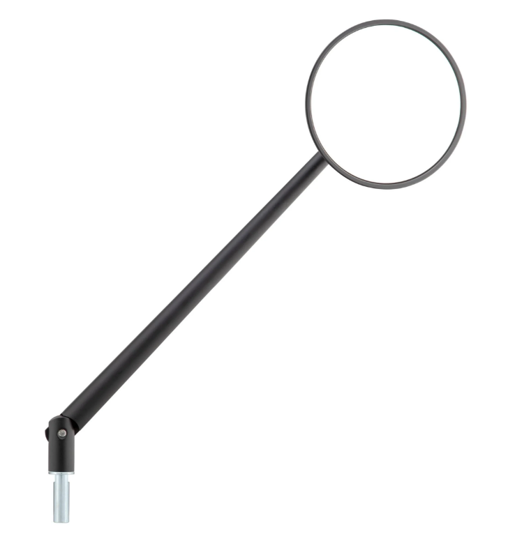 Standard mirror for Vespa, right-hand thread, black matt