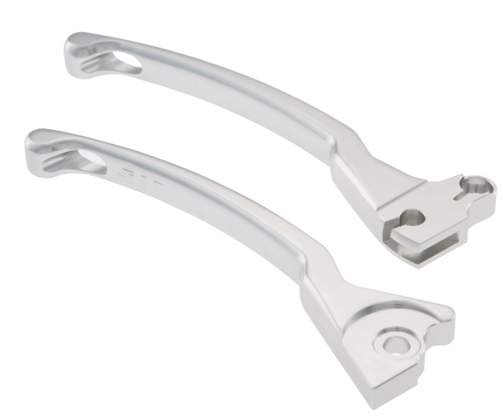 Sport lever set brake left/right for Vespa LX/LXV/S/Primavera/Sprint 50-150cc, silver