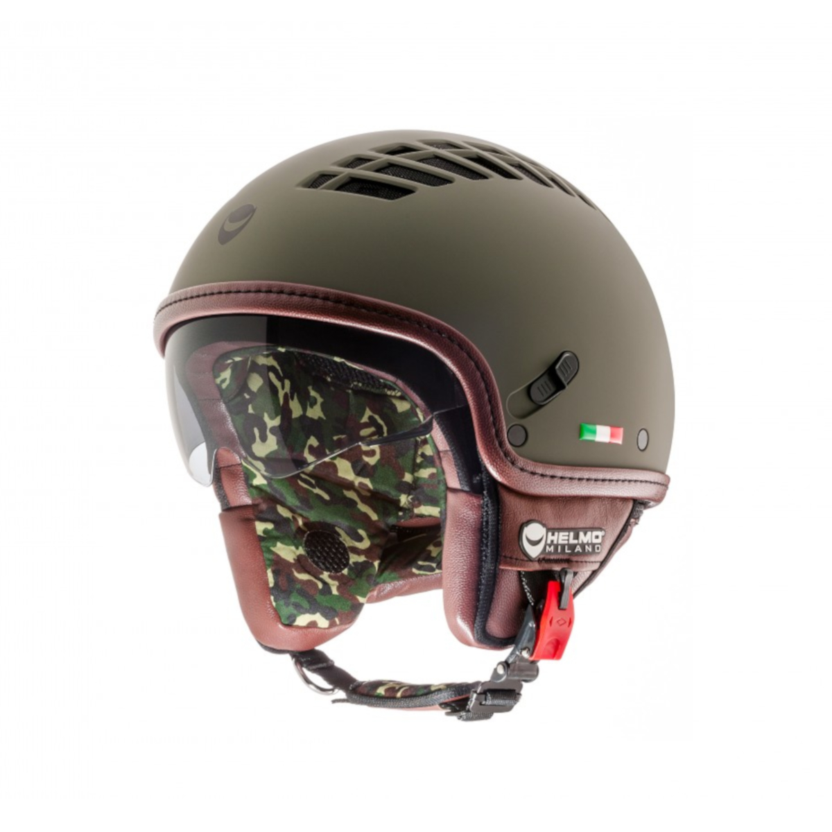 Helmo Milano Demi Jet, ViaColVento, green, matt