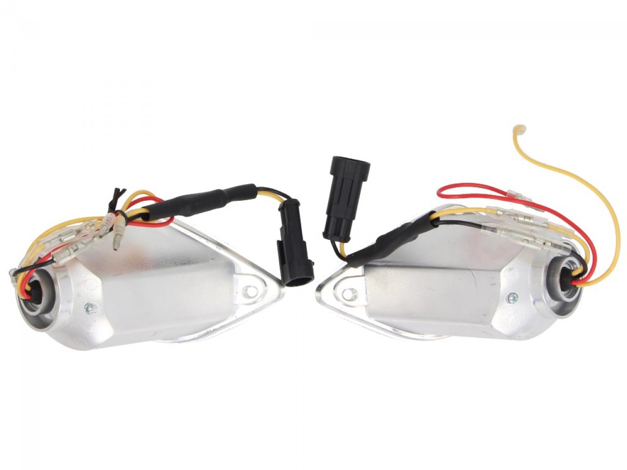 LED turn signal set rear, clear for Vespa GT, GTL, GTV, GTS 125-300 (2014-2018)