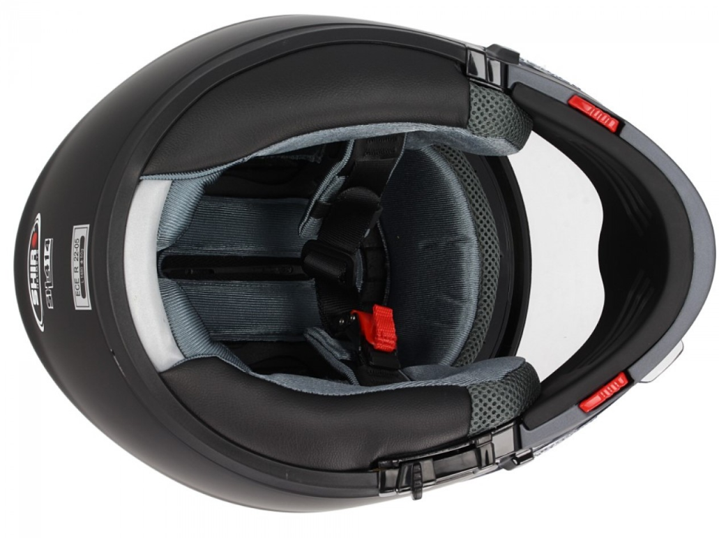 Shiro modular helmet, SH414, system, black matt