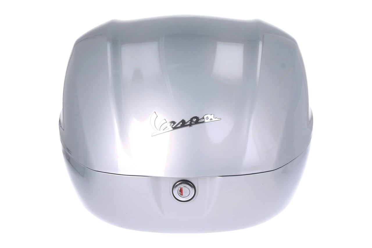 Topcase Kit 32L gray (G41), back cushion black for Vespa Primavera