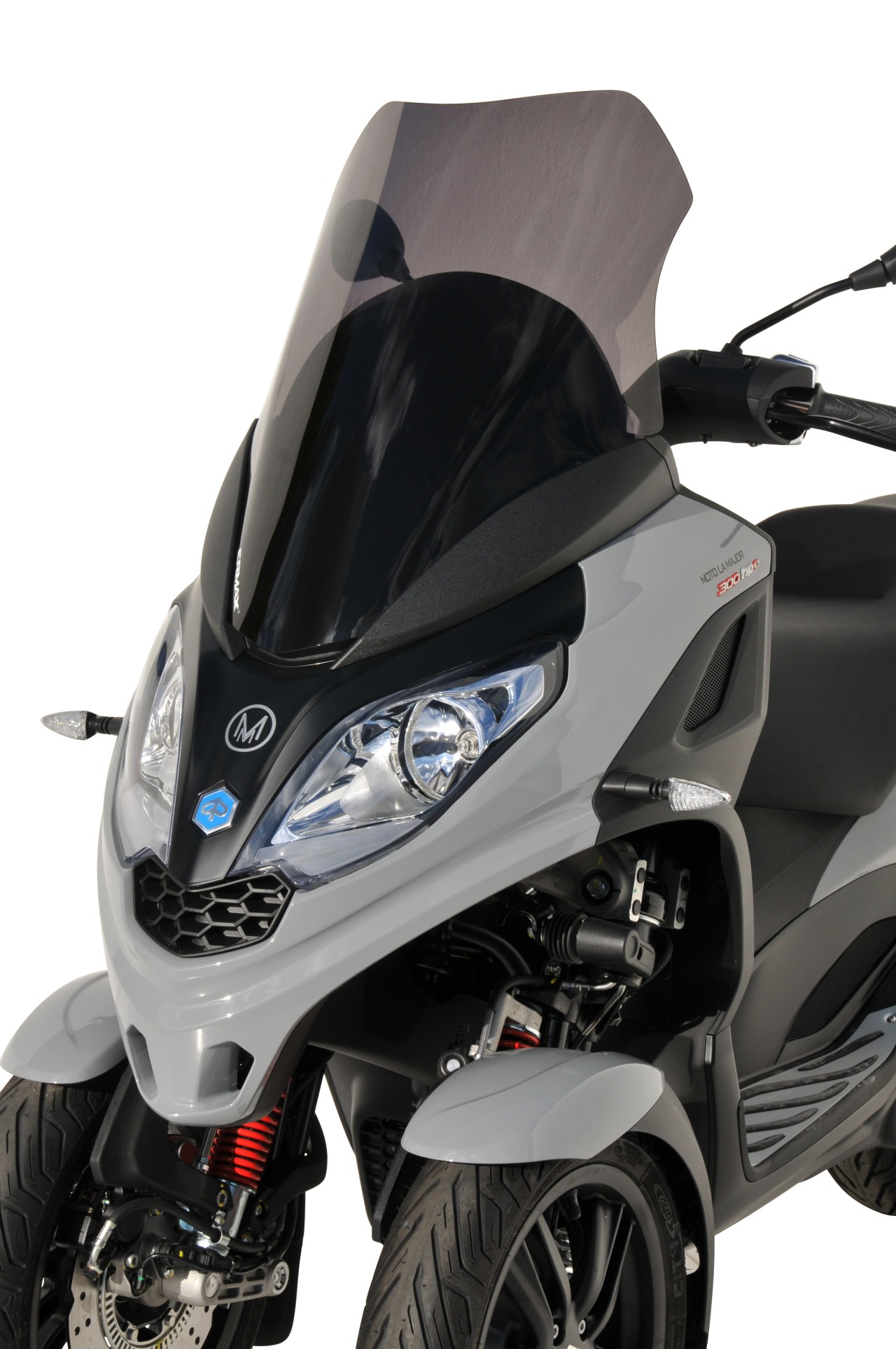 Windshield ERMAX Sport Touring for Piaggio MP3 300 / SPORT HPE (19-), tinted/light black