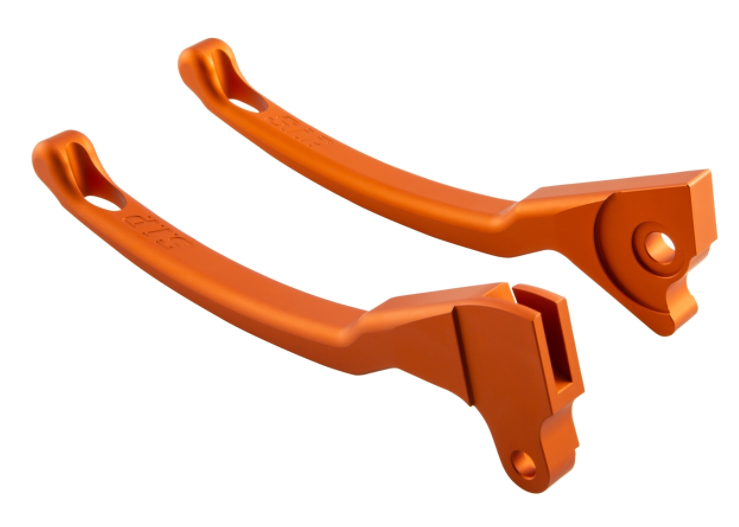 Sport lever set brake left/right for Vespa LX/LXV/S/Primavera/Sprint 50-150ccm, orange matt