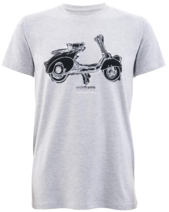 T-shirt "Faro Basso Fender Light Feeling", men gray melange