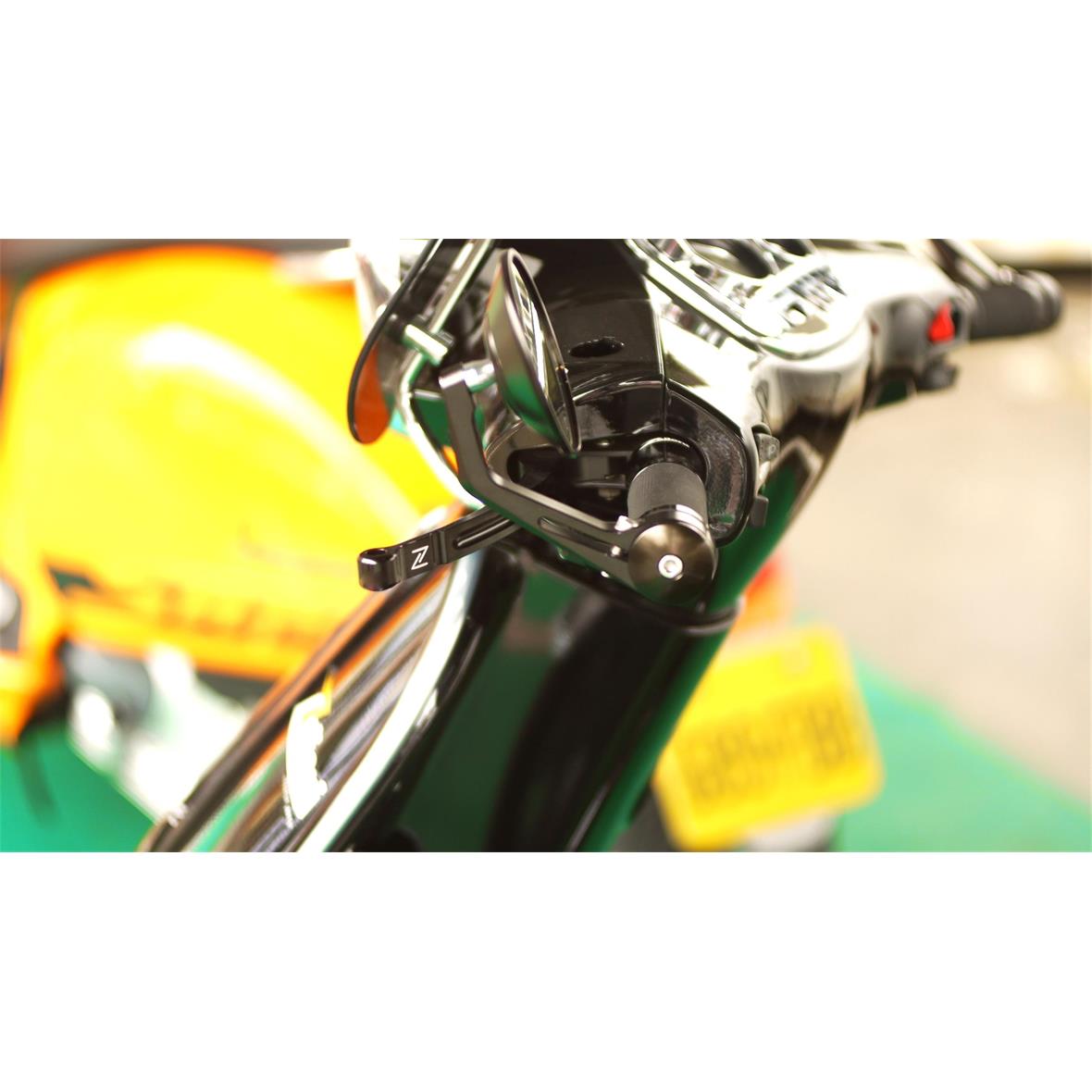 Sport lever set black brake Zelioni left and right for Vespa ET/LX/LXV/S/Primavera/Sprint