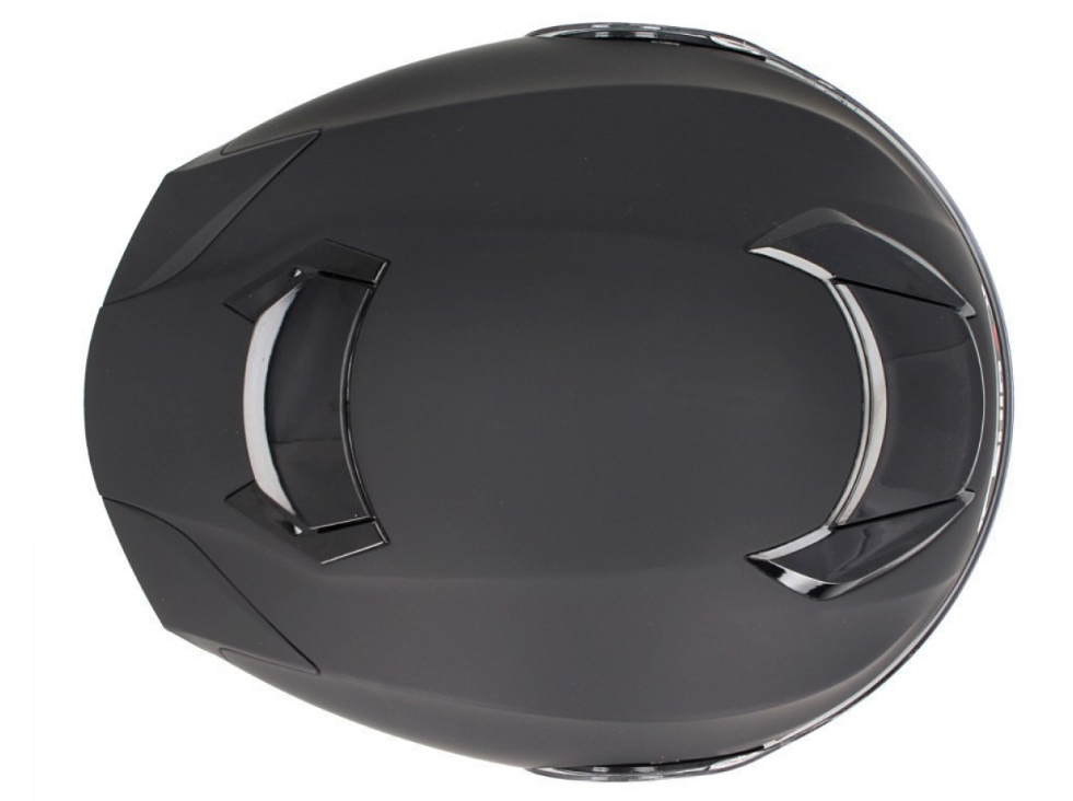 Shiro flip-up helmet, SH507, black matt