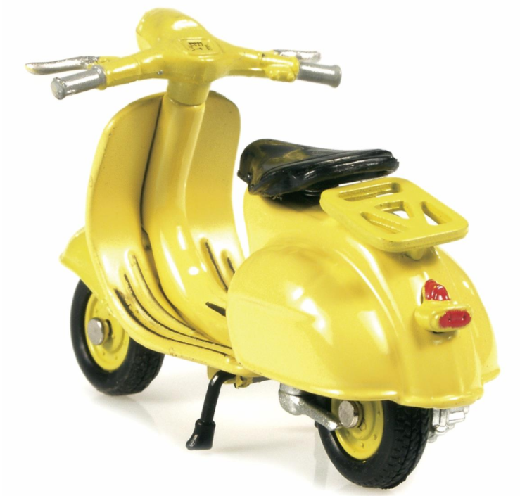 Model Vespa 125 (1960), yellow