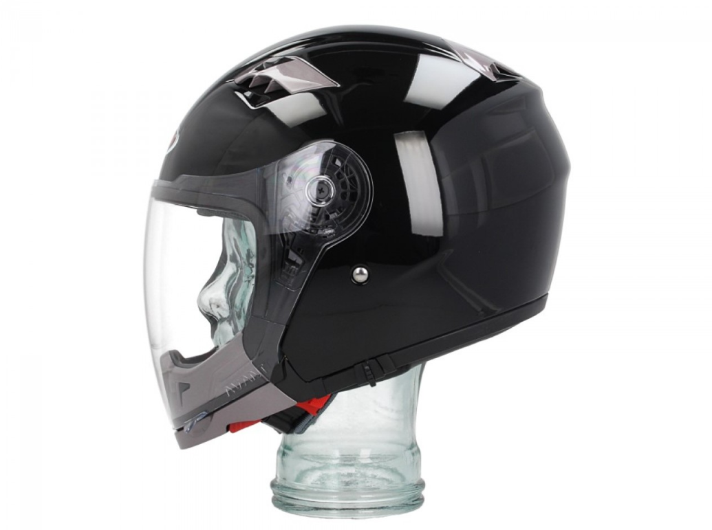 Shiro modular helmet, SH414, system, black