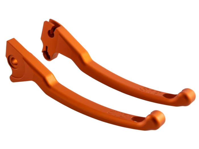 Sport lever set brake left/right for Vespa LX/LXV/S/Primavera/Sprint 50-150ccm, orange matt