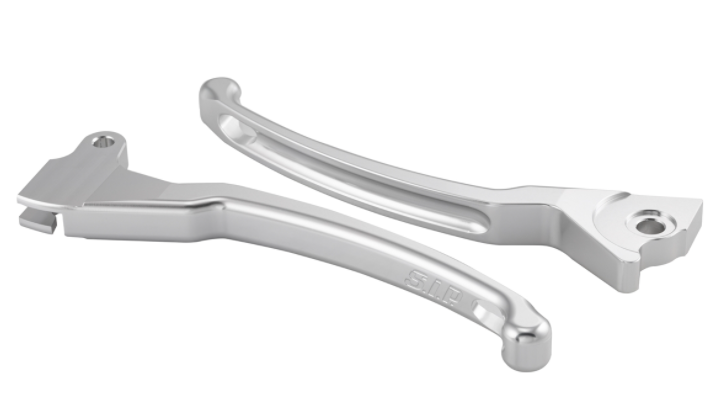 Sport lever set brake left/right for Vespa LX/LXV/S/Primavera/Sprint 50-150cc, silver