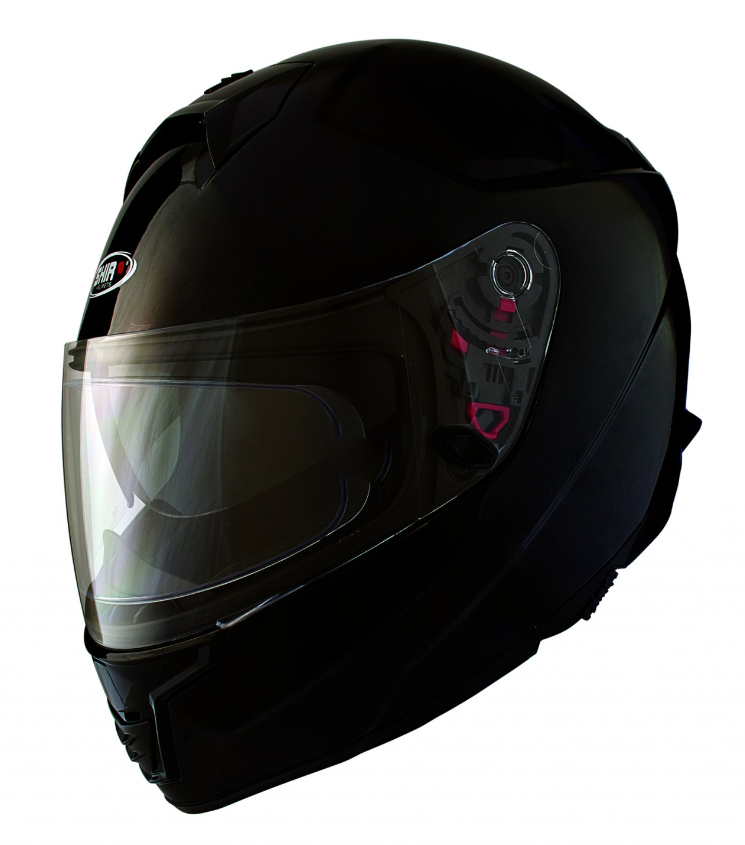 Shiro full face helmet, SH351, Fiber, black matt