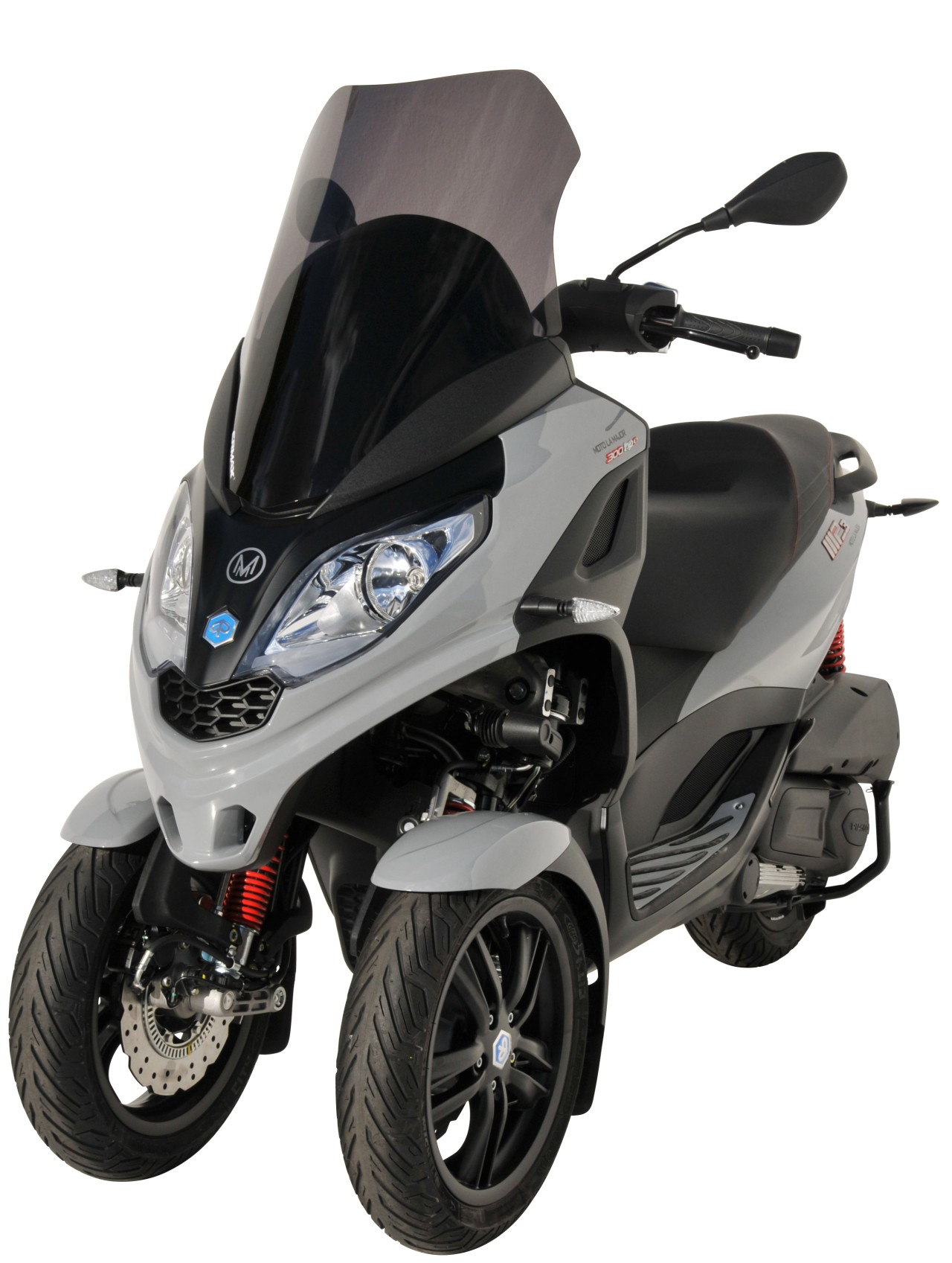 Windshield ERMAX Sport Touring for Piaggio MP3 300 / SPORT HPE (19-), tinted/light black