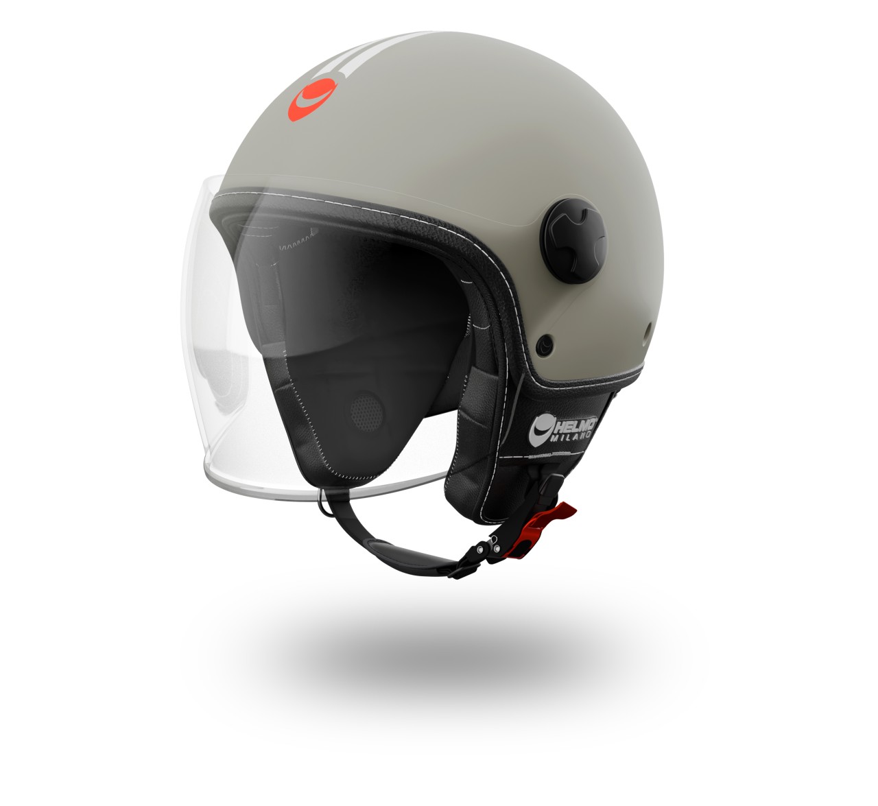 Helmo Milano Demi Jet Veloce gray matt