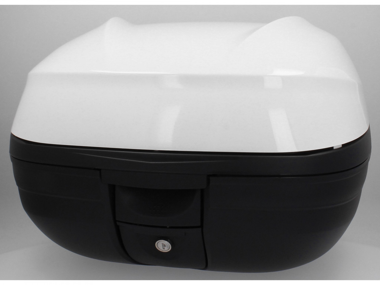 Top Case Kit (incl. mounting plate), 37 l, white for Piaggio MP3 125 / 300 / Sport HPE
