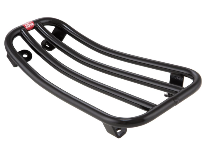 Luggage carrier step-through black for Vespa Primavera/Sprint 50-150cc