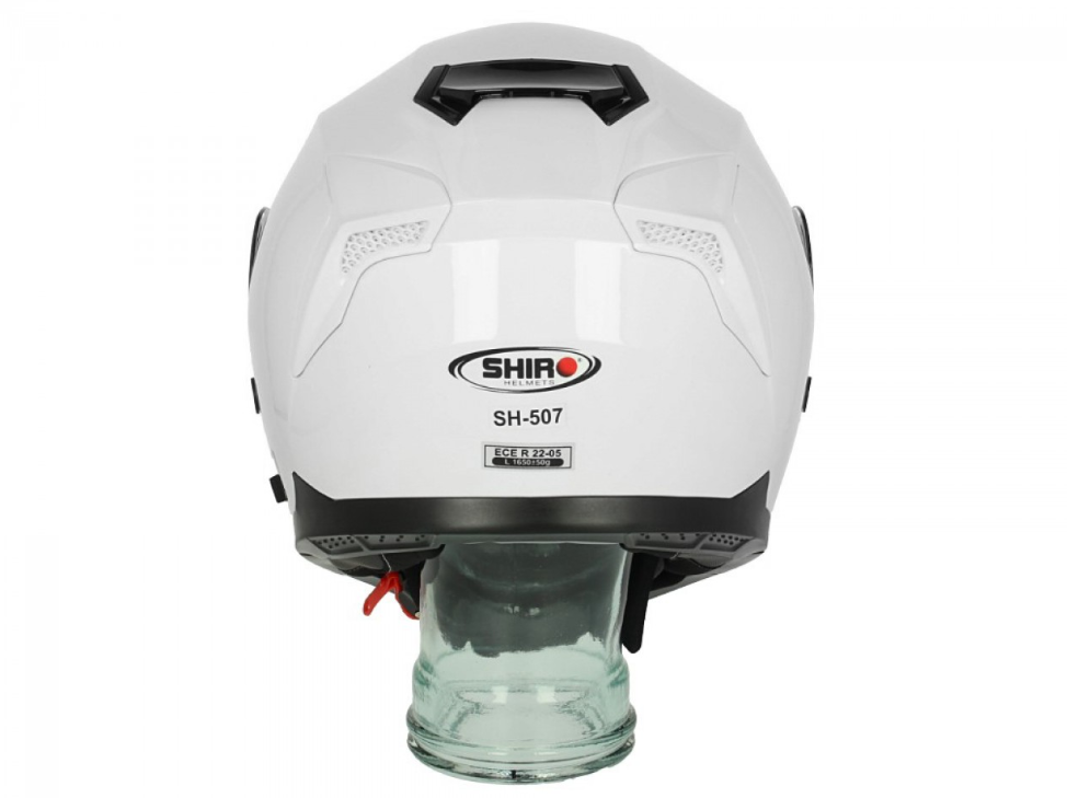 Shiro flip-up helmet, SH507, white