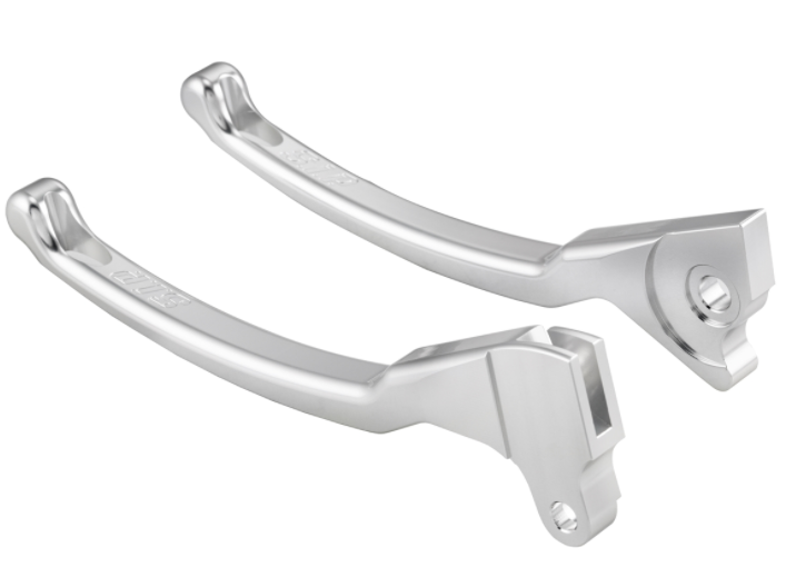 Sport lever set brake left/right for Vespa LX/LXV/S/Primavera/Sprint 50-150cc, silver