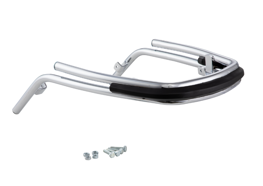 Front bumper fender for Vespa PX 80-200cc, chrome