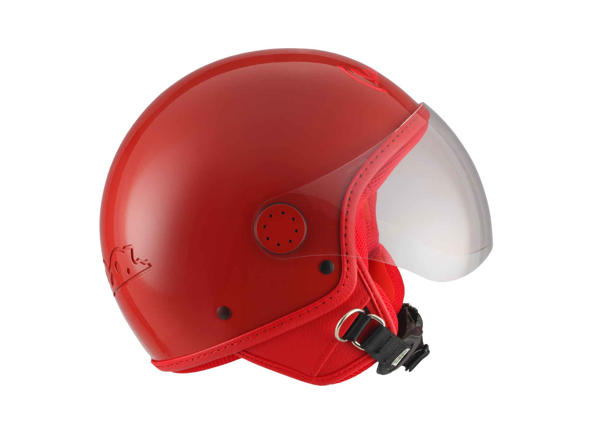 Vespa jet helmet Visor 4.0 red