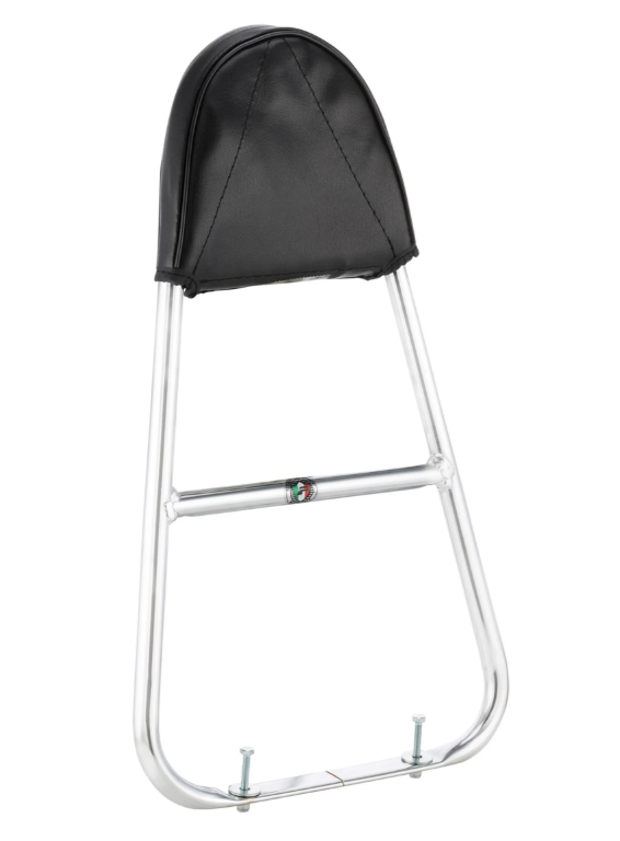 Backrest CUPPINI for Vespa, chrome