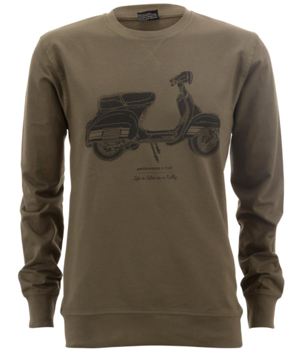 Sweatshirt "Life is better on a Rally", men olive green