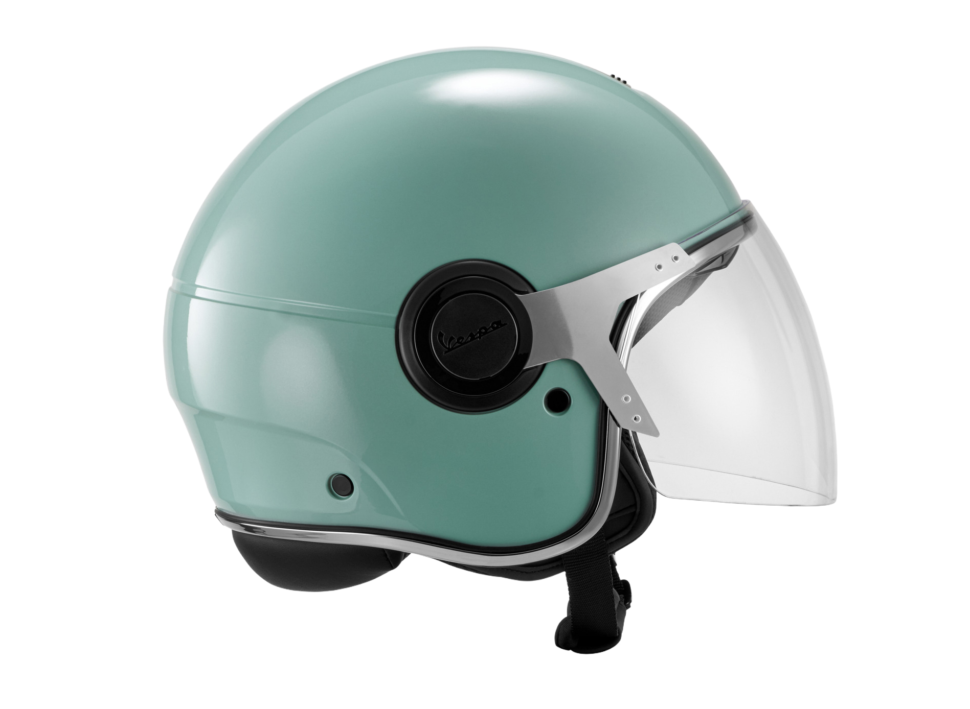 Vespa jet helmet, Vespa Argentario, green