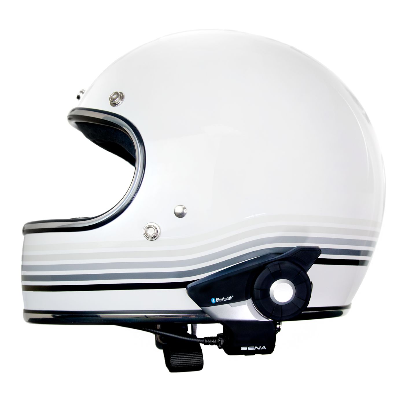 SENA 20S Evo double set incl. HD speaker- Bluetooth communication system for motorcycles-