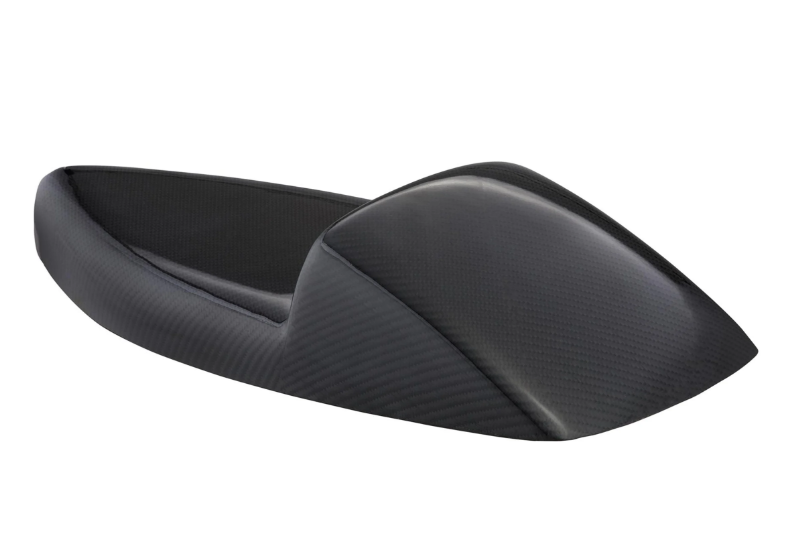 Sports seat "Race" for Vespa PX 80-200cc, Carbon