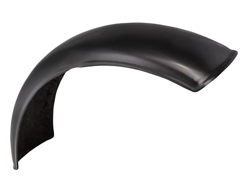Mudguard Garelli EVO II without bracket, universal for Vespa PX 80-200cc, GRP, black