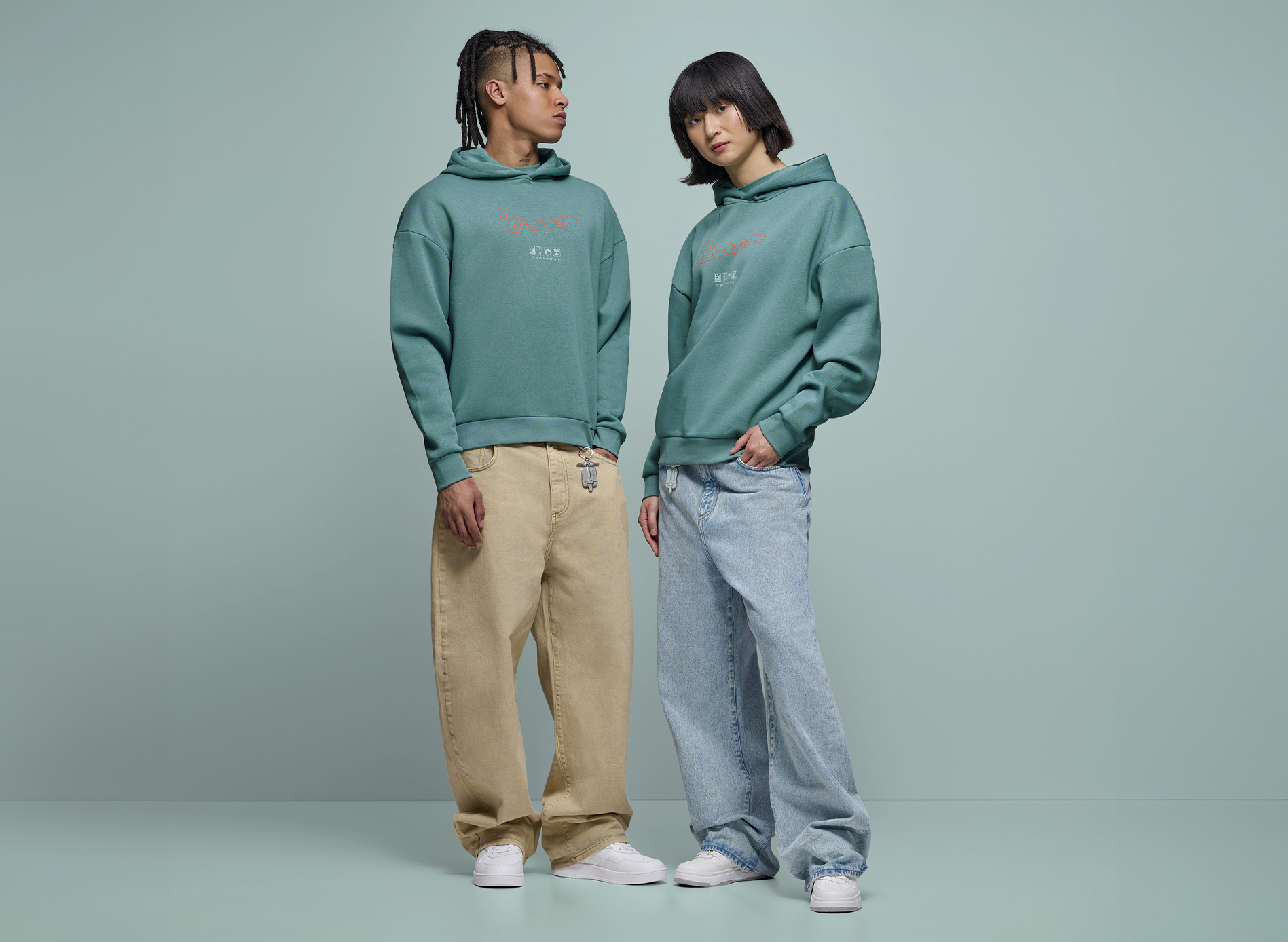 Vespa Hoodie Soul, green, DEC Collection – L