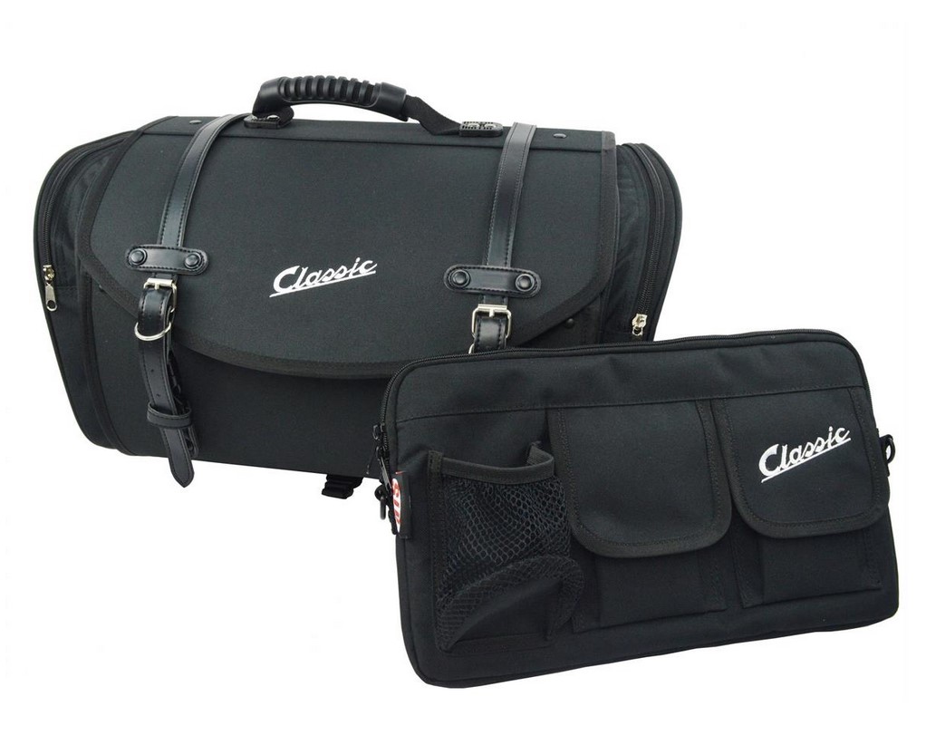 Bag set Classic for Vespa, black