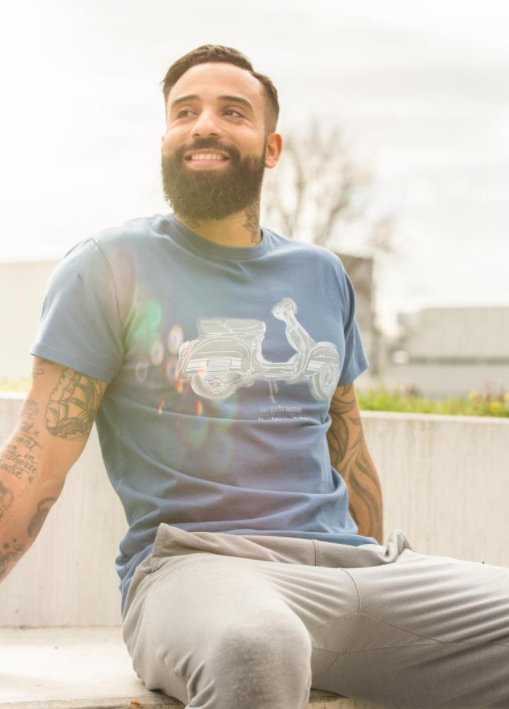 T-shirt "Life is better on a Rally", men blue