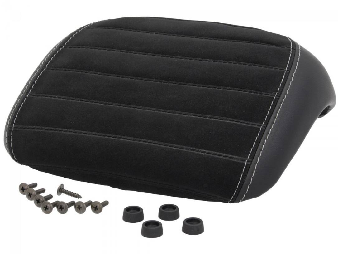 Black backrest, Vespa Sei Giorni top case