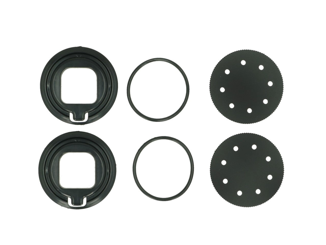 Set of matt black screws for Piaggio / Vespa helmets
