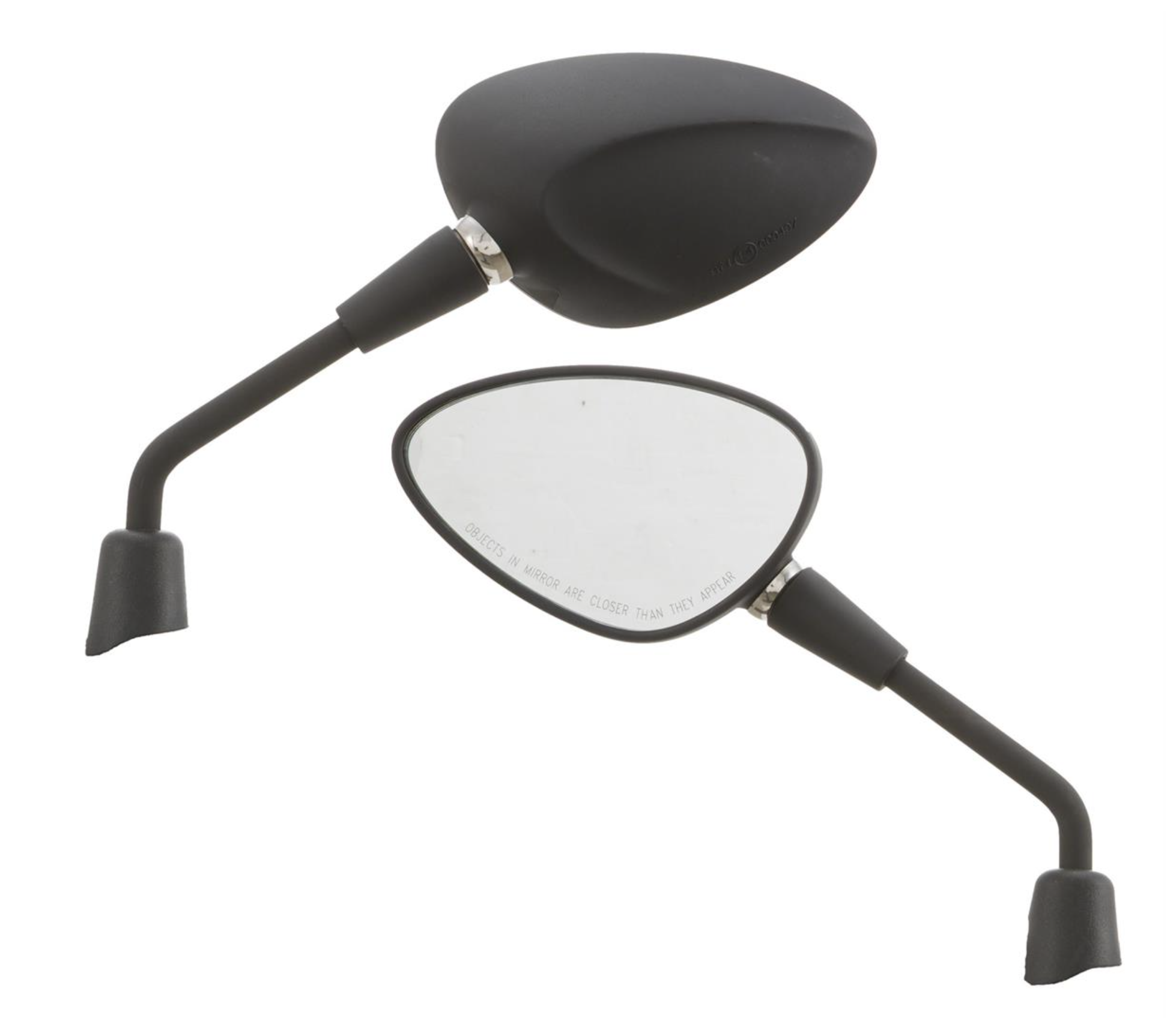 Mirror Shorty black matt right and left for Vespa Sprint 50-150cc 2T/4T
