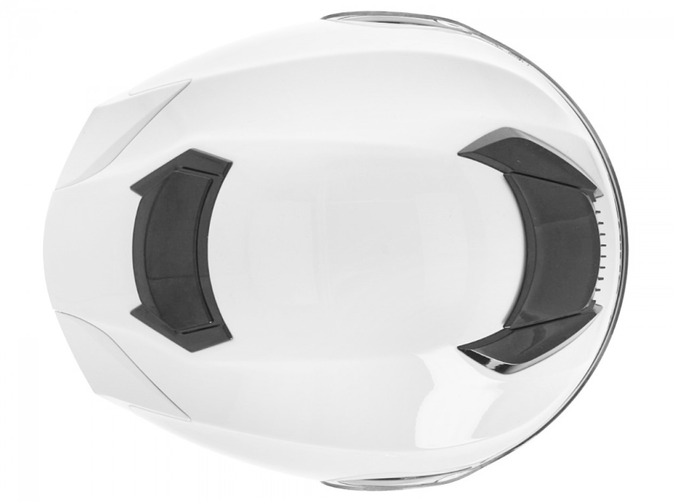 Shiro flip-up helmet, SH507, white