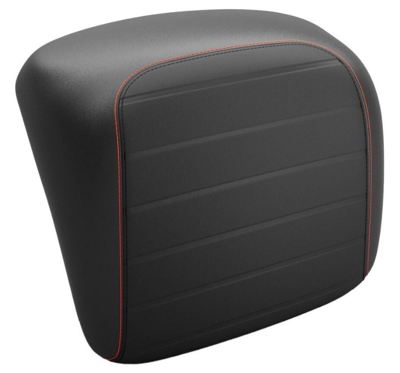 Original backrest for Vespa GTS/GTV top case - black, orange stitching