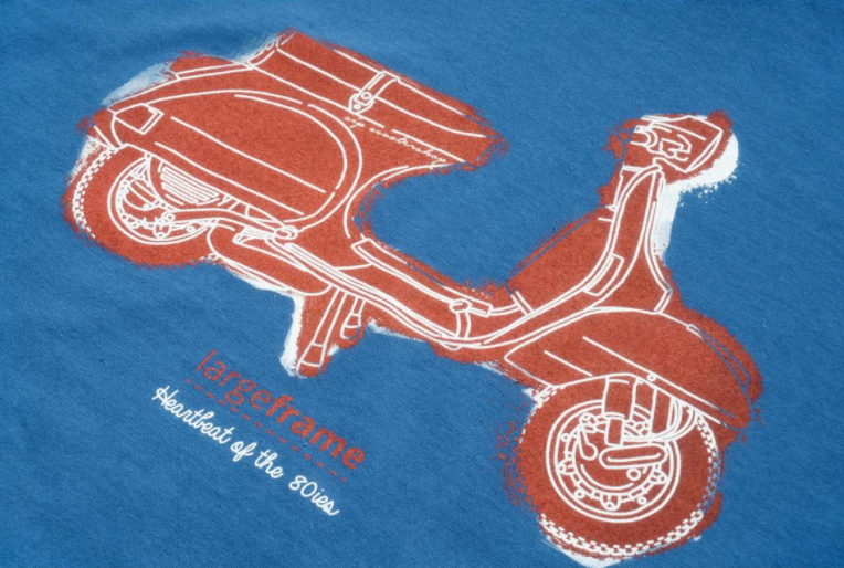 T-shirt "PX - Heartbeat of the 80's", men blue